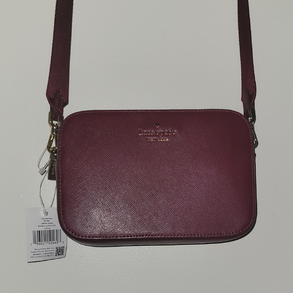 Kate Spade Burgundy Crossbody Bag